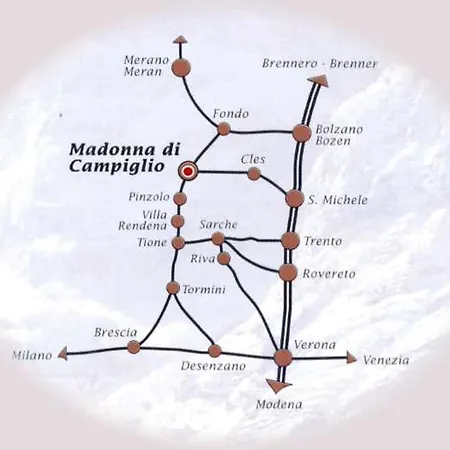 Campiglio Trilocale Monte Spinale Apartment Madonna di Campiglio Room photo
